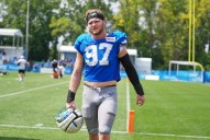 Observations: Detroit’s DL flexes muscle in joint practices against Dolphins