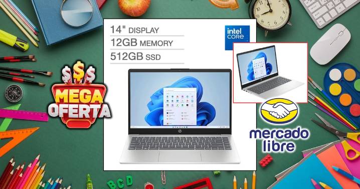 GRAN OFERTA en Mercado Libre: Laptop HP con 12 GB de RAM con el 66% de descuento para este regreso a clases