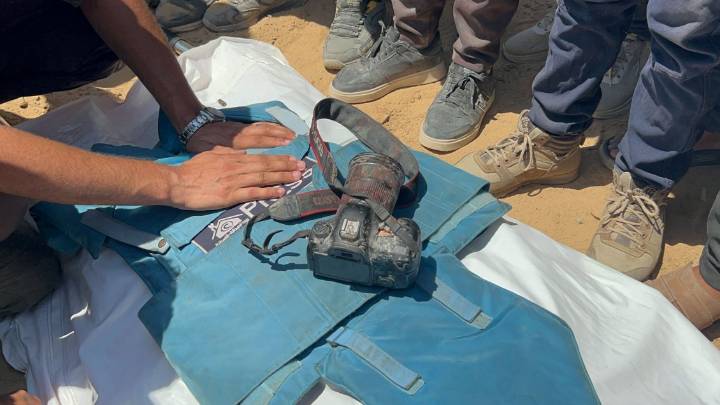 Israel mató a cinco periodistas en bombardeo contra hospital en Gaza