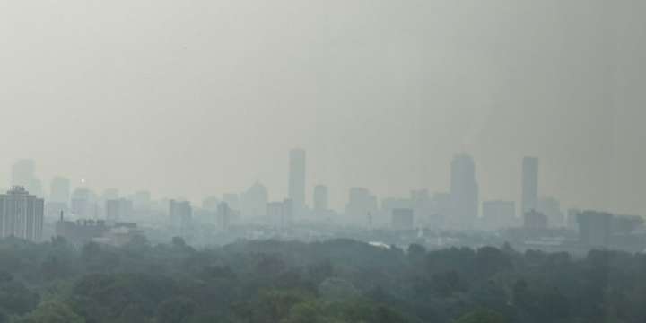 Wildfire smoke to ease across northern US but occasional hazards remain