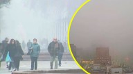 Santiago amanece bajo densa niebla a la espera de frías y húmedas jornadas en la capital
