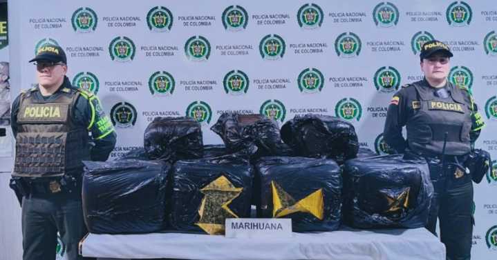 Incautan 75 kilos de marihuana en operativo vial en El Espinal