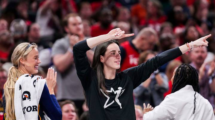 Sophie Cunningham celebrates Caitlin Clark’s new Nike logo
