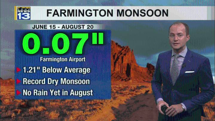 Hotter weather moving into New Mexico