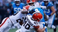 Browns rookie defenders get 1st taste of NFL speed in preseason opener