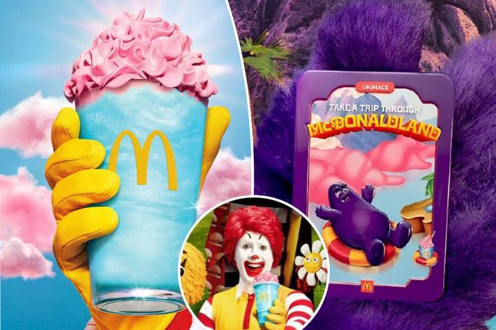 McDonald's new Grimace-inspired Mt. McDonaldland Shake confuses fans