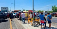 Bloquean carretera Tampico–Mante en protesta por escasez de agua en Altamira