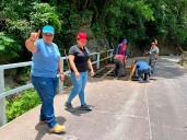 Avanza rehabilitación del puente Baloche en la carretera Ocumare de la Costa