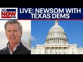 LIVE SOON 2ET: Newsom meets with Texas Dems over redistricting