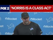 Lions Head Coach Dan Campbell speaks on Morice Norris' condition