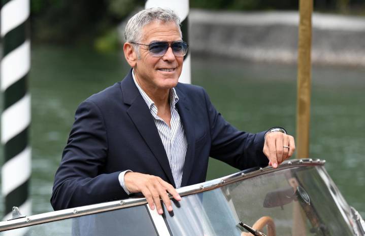 George Clooney, ausente en la presentación de su película en Venecia por una sinusitis