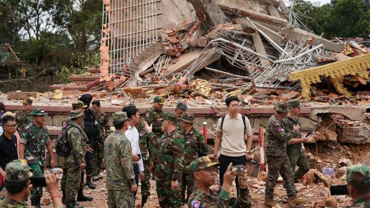 Thailand again accuses Cambodia of planting land mines as 3 soldiers are hurt by blast along border