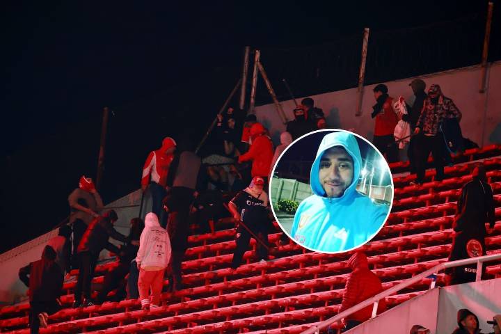 Hincha de la U que fue empujado al vacío por barras de Independiente recibe alta y regresará a Chile