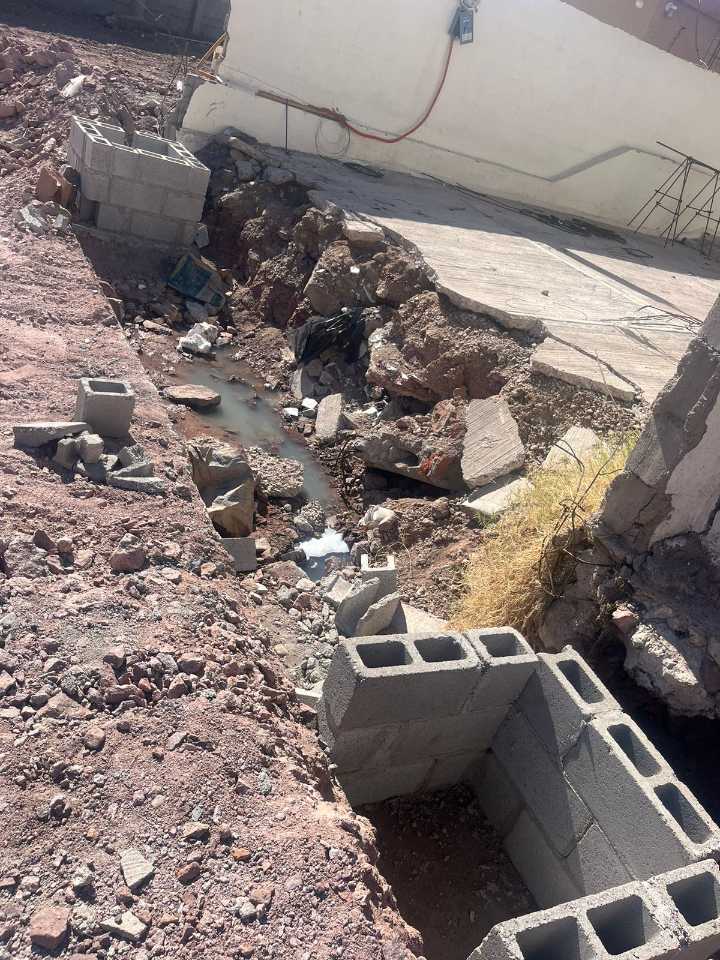 Constructora abandona obra pública por privado proyecto