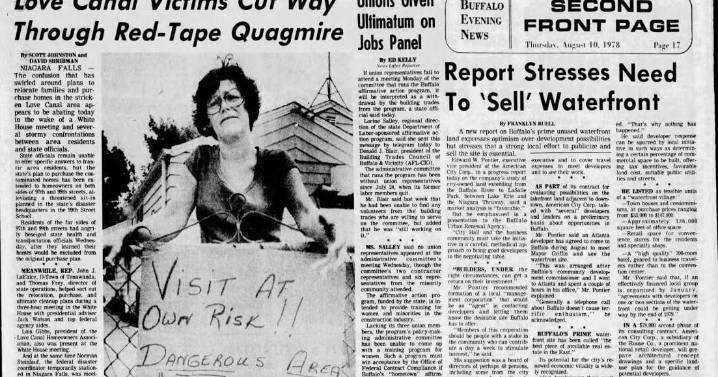 Looking back: Buffalo News front page coverage as disaster declared at Love Canal