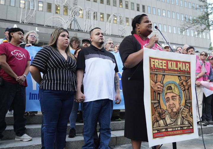 Back home in Maryland, Kilmar Abrego Garcia faces deportation again as he reports to ICE office