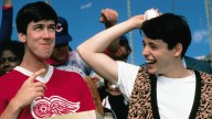 Matthew Broderick and Alan Ruck share Ferris Bueller's Day Off reunion at Vancouver baseball game 39 years after film