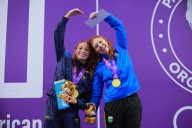 Brasileña y colombiana comparten oro con récord en natación de Panamericanos Junior