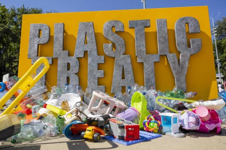 Why is Trump admin participating in plastics treaty talks