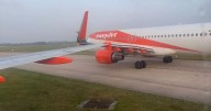 Exactly how did the wings of two planes collide at Manchester Airport?