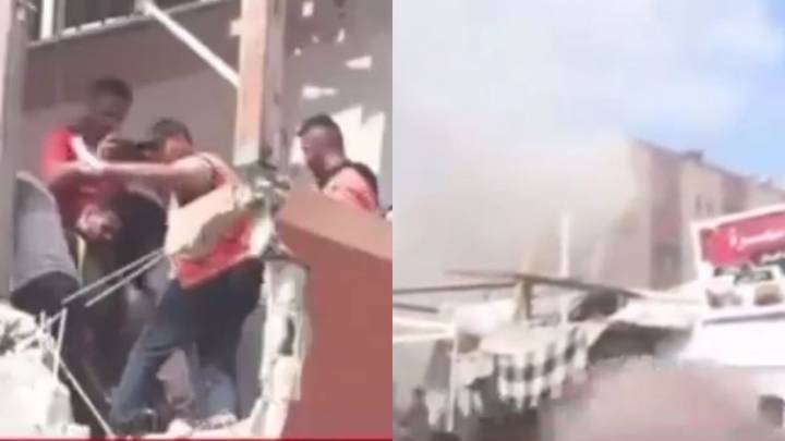 El momento del ataque de Israel a un hospital en Gaza que dejó al menos 19 muertos