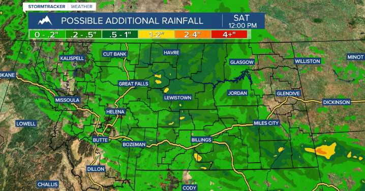 Showery and cool weather through Friday