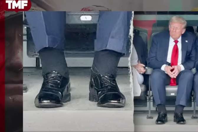 Trump oculta su condición médica con maquillaje