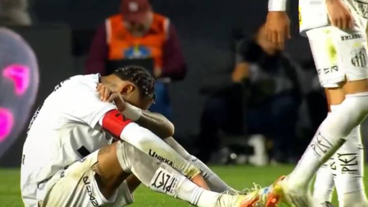 Neymar y una imagen pocas veces vista tras histórica humillación con Santos en Brasil