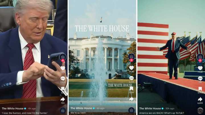 The White House has an official TikTok, and it's already getting dragged