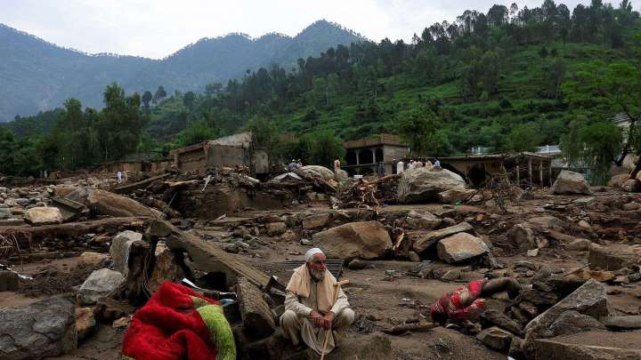 Rains in Pakistan leave more than 350 dead in 48 hours