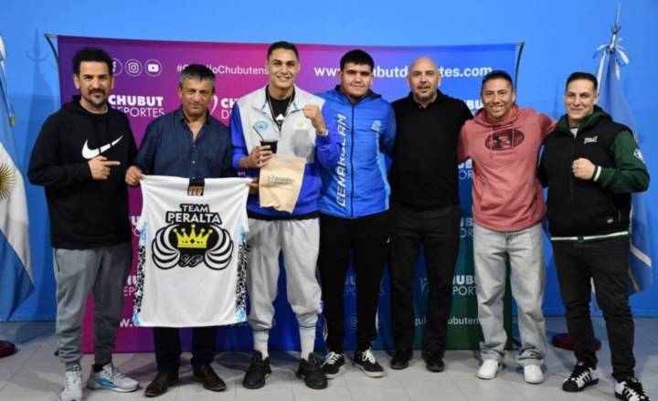 Yamil Peralta visitó Chubut Deportes