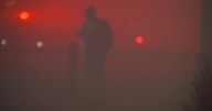 How do urban area fires impact air quality?