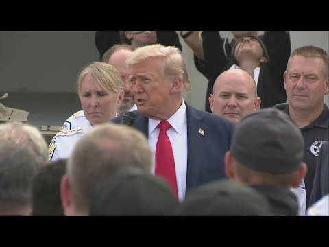 FULL VIDEO: President Donald Trump addresses law enforcement in Southeast D.C.