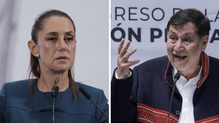 “No coincido para nada”: esto dijo Sheinbaum de las declaraciones de Noroña sobre fractura en la 4T