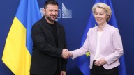 Von der Leyen y Zelenski se reúnen en Bruselas antes de viajar a EEUU para su encuentro con Trump