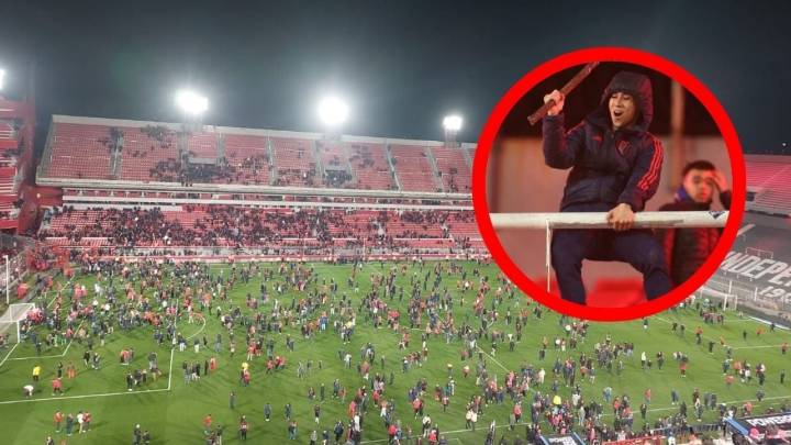 Noche de terror en el futbol; batalla campal deja heridos en la Sudamericana