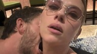 Jurassic World's Jonathan Bailey BITES co-star Scarlett Johansson's neck in very intimate pic