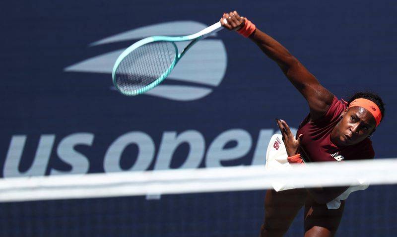 Tennis-Gauff finds form in US Open third