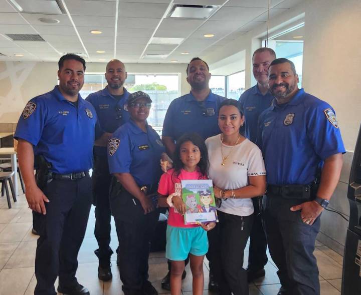 Bruckner Boulevard McDonald’s hosts ‘Ice Cream with a Cop’ with 43rd Precinct
