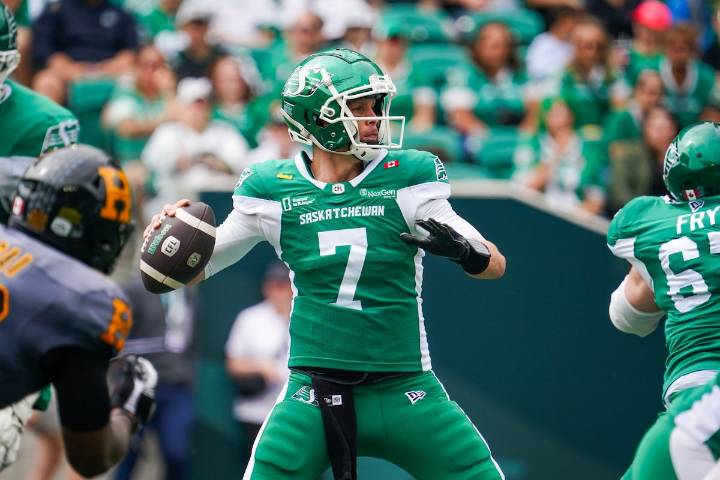 Quarterback Harris leads Roughriders to 29