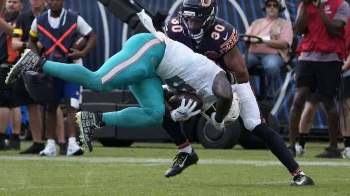 Dolphins lose running back Alexander Mattison for season with neck injury