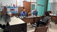 Belén Vergel y Antonela Díaz visitaron la Sociedad de Fomento del Barrio CECO I