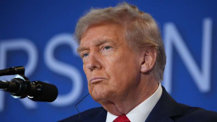 Trump's Alarming Eye Bags Suggest He Didn't Get A Wink Of Sleep Before Ukraine Meeting