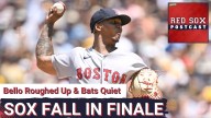 RED SOX POSTCAST: Bello Not at His Best & Bats Go Quiet in Finale vs. Padres