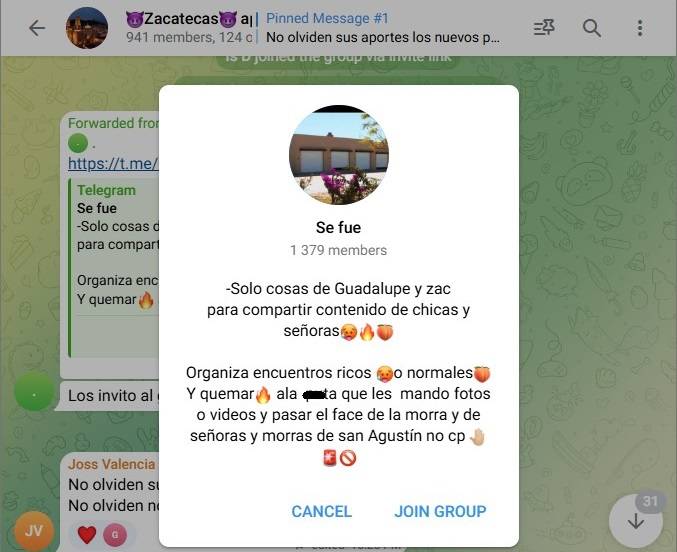 Denuncian a grupos de Telegram que difunden contenido sexual de mujeres