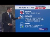 10 Weather: Thursday midday forecast; Aug. 21, 2025