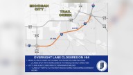 I-94 to have overnight lane closures in LaPorte County