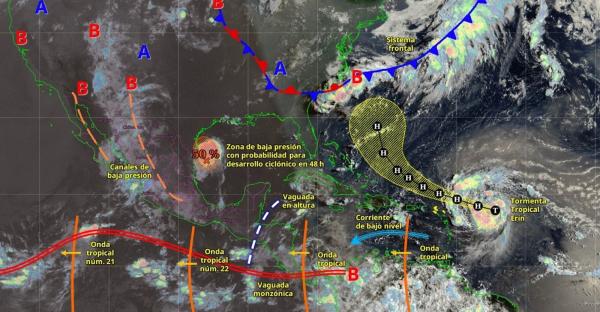 Monzón mexicano ocasionará lluvias fuertes en Nayarit y otros estados