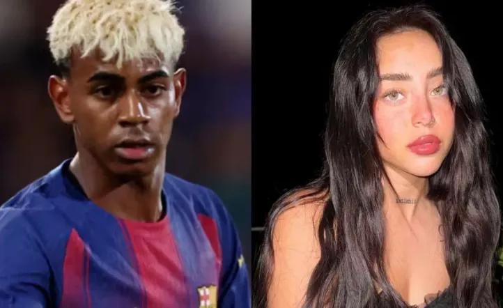 Lamine Yamal blanqueó su noviazgo con Nicki Nicole con una romántica foto