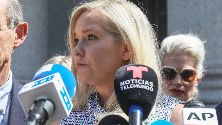 Virginia Giuffre's family expresses shock over Trump saying Epstein 'stole' her : NPR